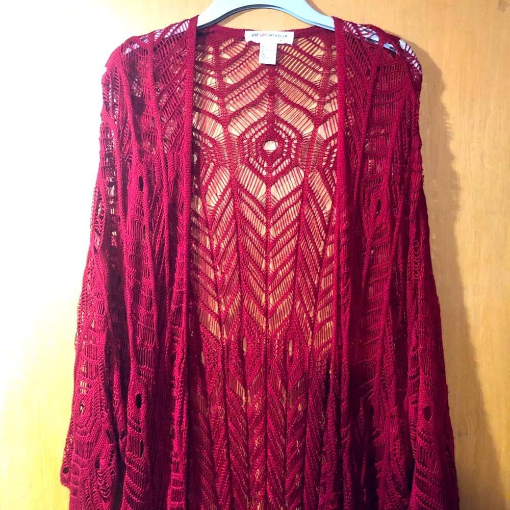 Coachella fiery red duster